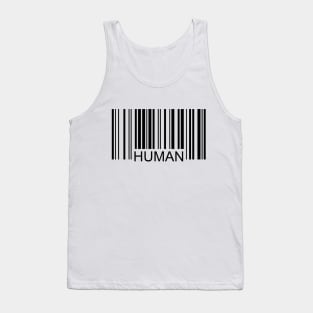 Human Barcode Tank Top